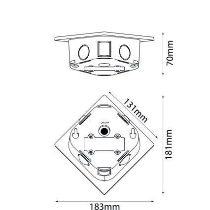 Globo - LED Solarna svetilka LED/0,5W/3,2V IP54