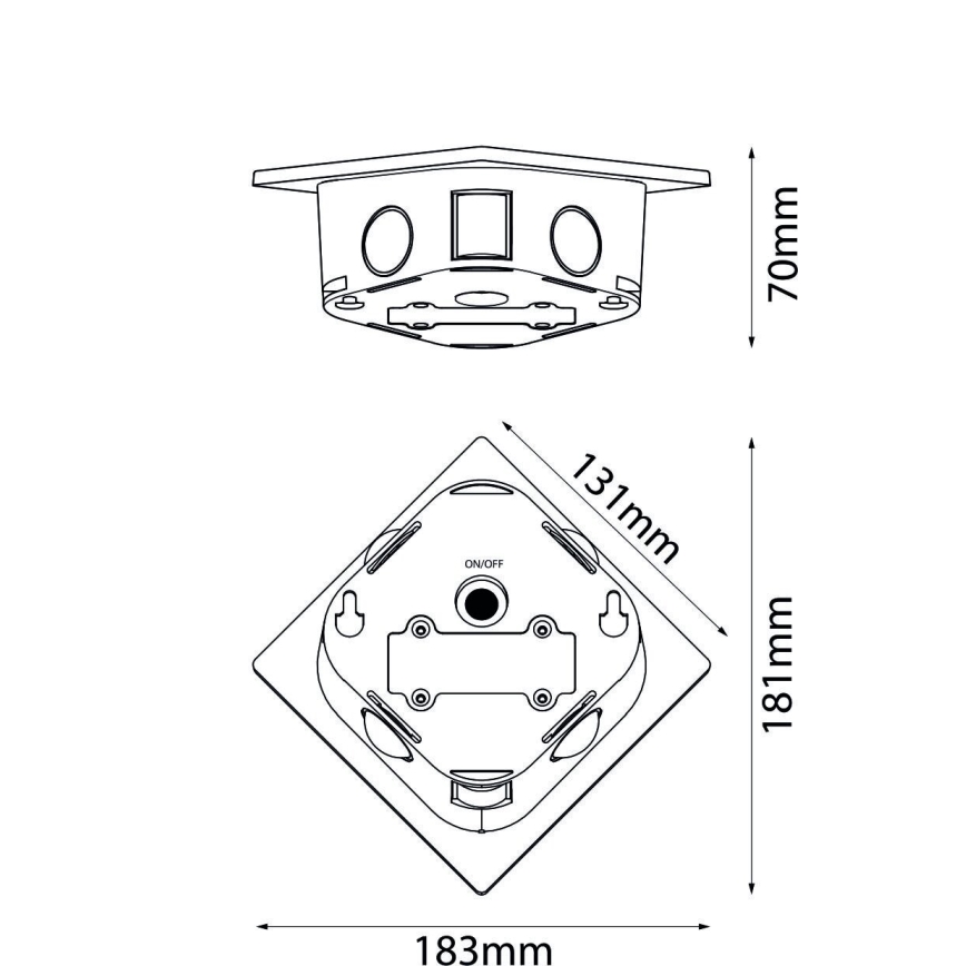Globo - LED Solarna svetilka LED/0,5W/3,2V IP54