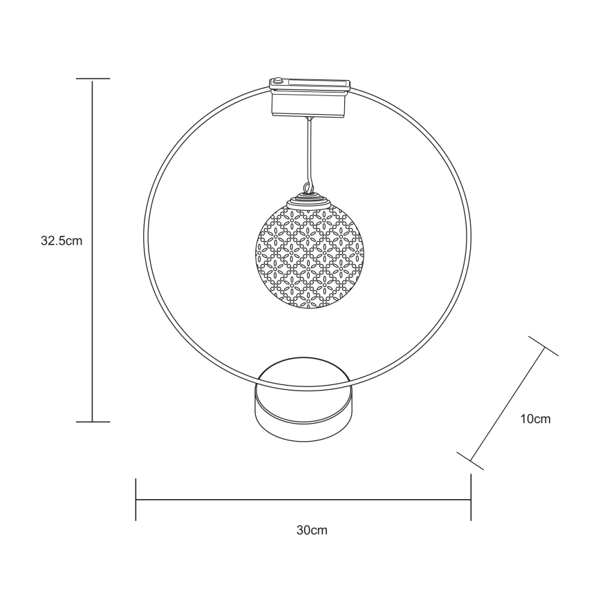 Globo - LED Solarna svetilka LED/0,06W/1,2V srebrna IP44