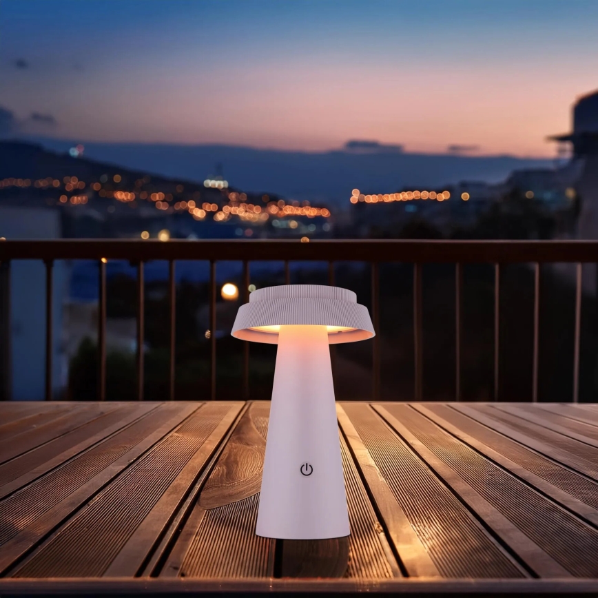 Globo - LED Zatemnitvena solarna svetilka na dotik LED/4W/3,7W IP54 roza