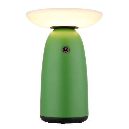 Globo - LED Zatemnitvena solarna na dotik svetilka LED/10W/3,7V IP54 3600 mAh zelena