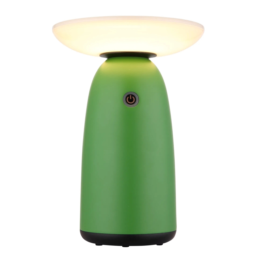 Globo - LED Zatemnitvena solarna na dotik svetilka LED/10W/3,7V IP54 3600 mAh zelena