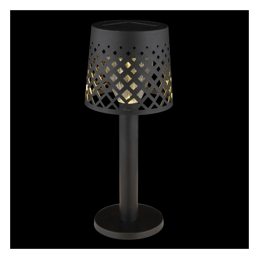 Globo - LED Solarna svetilka LED/0,06W/3,2V 3000K IP44 črna