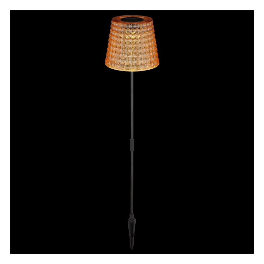 Globo - SET 2x LED Solarna svetilka LED/0,06W/3V IP44 40 mAh oranžna
