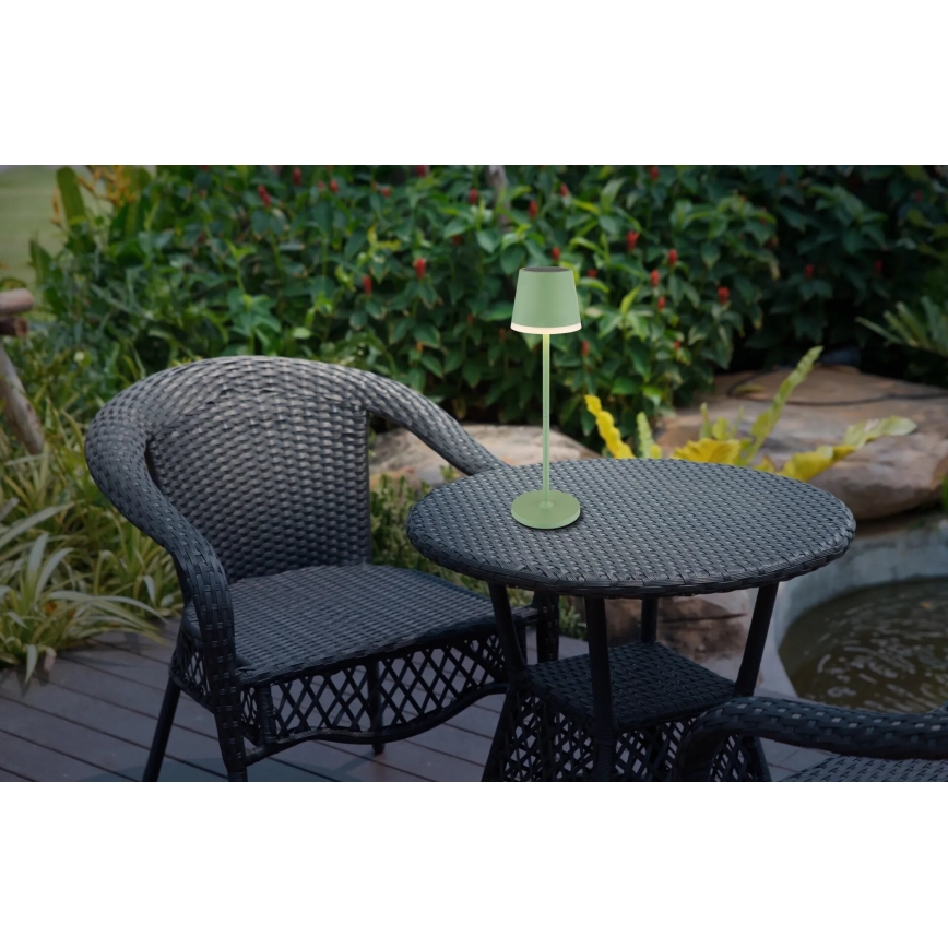 Globo - LED Solarna svetilka LED/0,06W/3V 3000K IP44 zelena