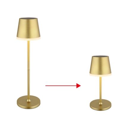 Globo - LED Solarna svetilka LED/0,6W/3V 3000K IP44 zlata