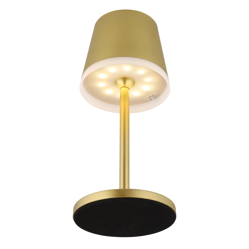 Globo - LED Solarna svetilka LED/0,6W/3V 3000K IP44 zlata