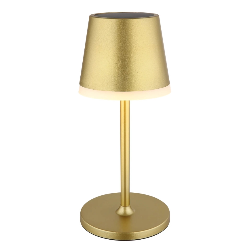 Globo - LED Solarna svetilka LED/0,6W/3V 3000K IP44 zlata