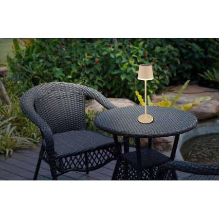 Globo - LED Solarna svetilka LED/0,6W/3V 3000K IP44 1200 mAh bež
