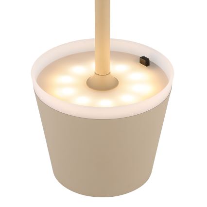 Globo - LED Solarna svetilka LED/0,6W/3V 3000K IP44 1200 mAh bež