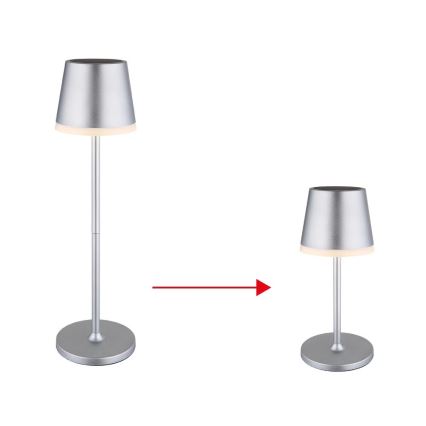 Globo - LED Solarna svetilka LED/0,6W/3V 3000K IP44 mat krom