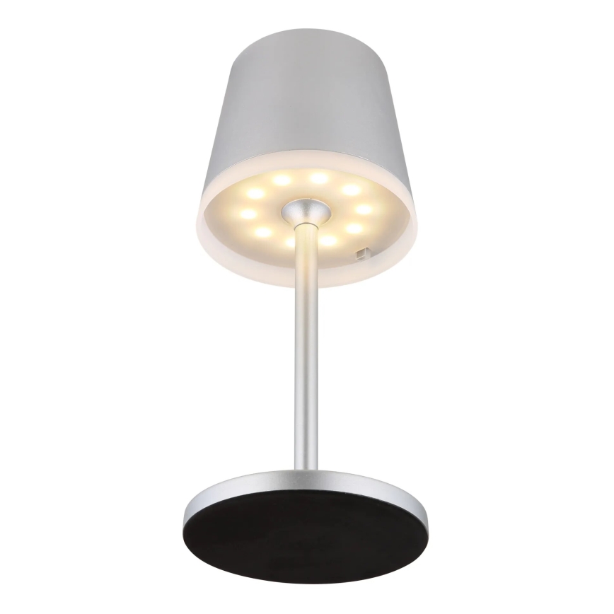 Globo - LED Solarna svetilka LED/0,6W/3V 3000K IP44 mat krom