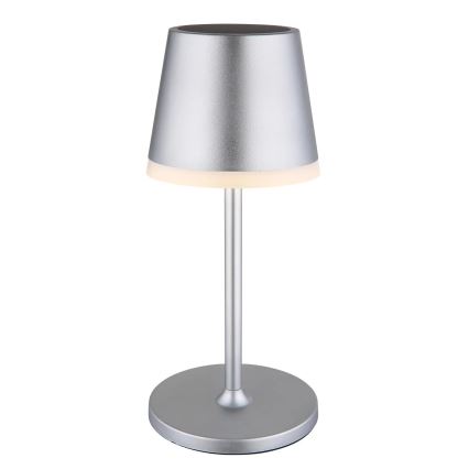Globo - LED Solarna svetilka LED/0,6W/3V 3000K IP44 mat krom