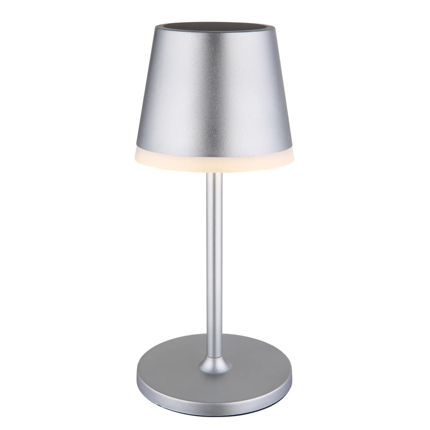 Globo - LED Solarna svetilka LED/0,6W/3V 3000K IP44 mat krom