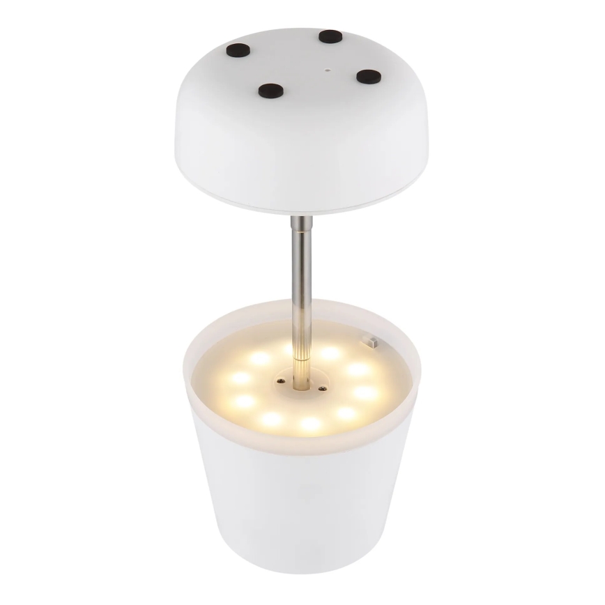 Globo - LED Solarna svetilka 10xLED/0,06W/3V IP44 bela