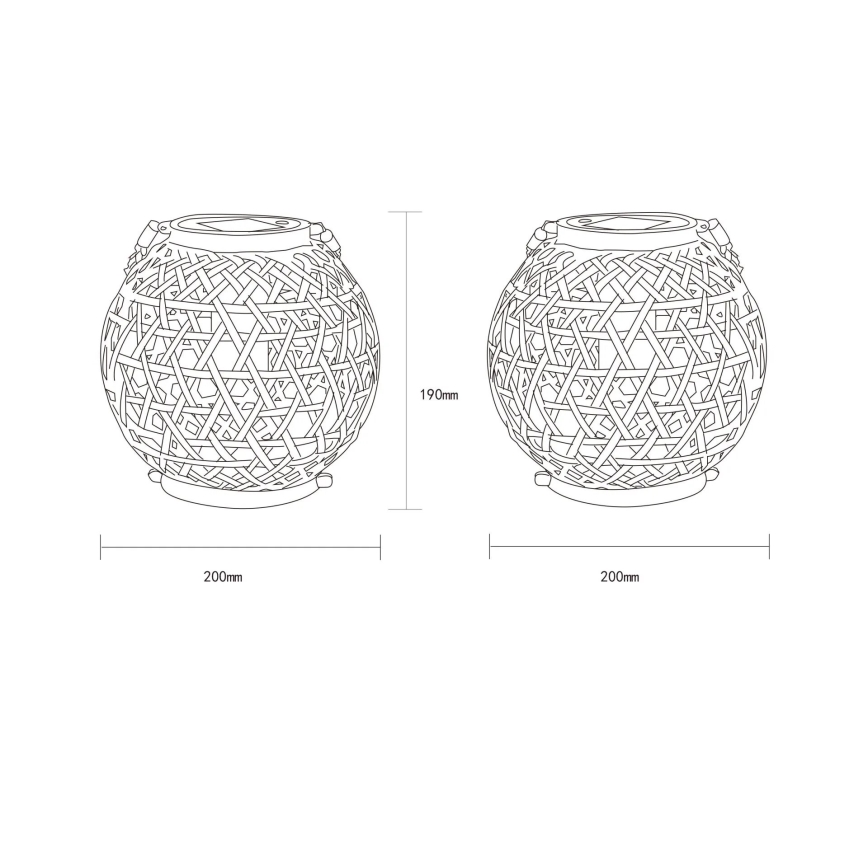 Globo - LED Solarna svetilka LED/0,02W/3V IP44