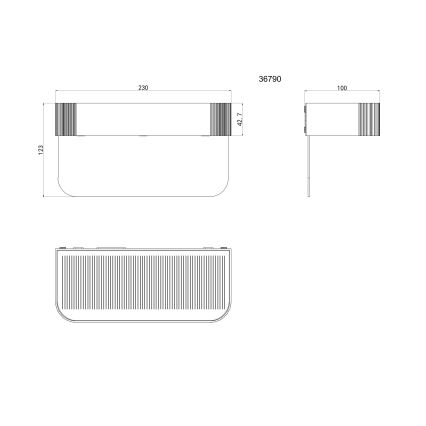 Globo - LED sončna hišna številka LED/6W/3,7V IP54 1800 mAh