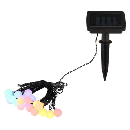 Globo - LED solarni niz 20xLED/1,2V IP44 300 mAh 5,8 m
