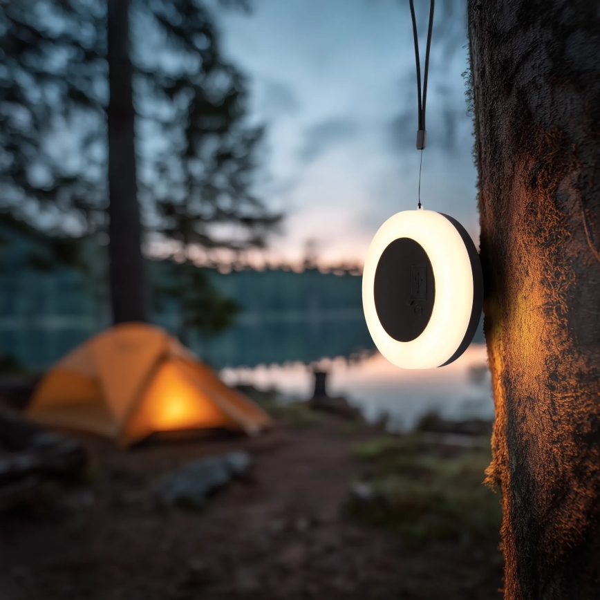 Globo - LED prenosna solarna svetilka LED/3W/3,7V IP54 2200 mAh