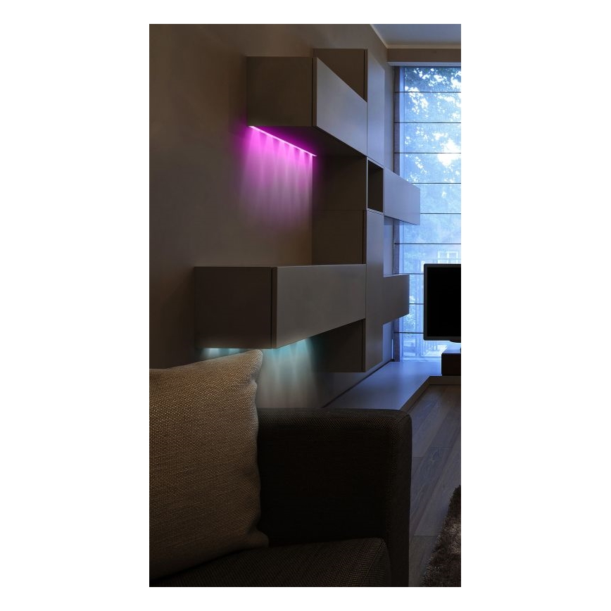 Globo - LED RGB Zatemnitveni trak LED/6W/230V 1m + Daljinski upravljalnik