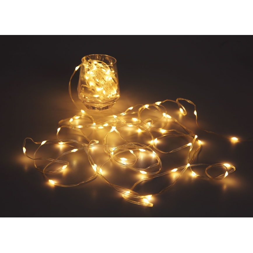 Globo - LED Trak 50xLED/0,06W/5V 5 m 8 funkcij