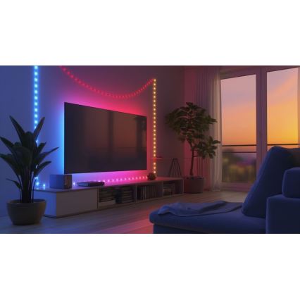 Globo - LED RGB Trak 50xLED/0,06W/5V 5 m 27 funkcij