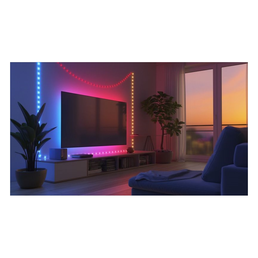 Globo - LED RGB Trak 50xLED/0,06W/5V 5 m 27 funkcij