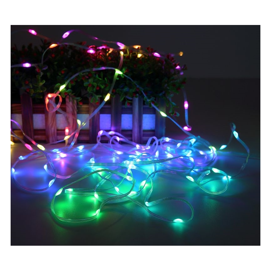 Globo - LED RGB Trak 50xLED/0,06W/5V 5 m 27 funkcij