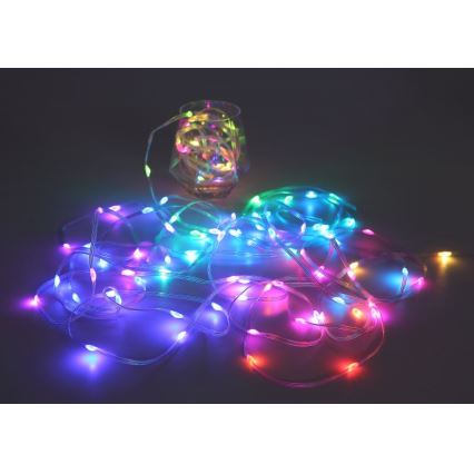 Globo - LED RGB Trak 50xLED/0,06W/5V 5 m 27 funkcij
