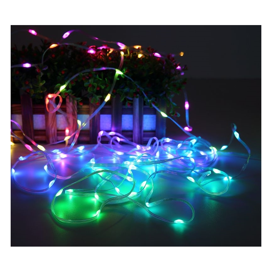 Globo - LED RGB Trak 100xLED/0,06W/5V 10 m 27 funkcij