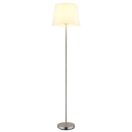 Globo - Talna svetilka 1xE27/40W/230V bela/mat krom