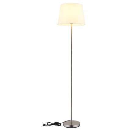 Globo - Talna svetilka 1xE27/40W/230V bela/mat krom