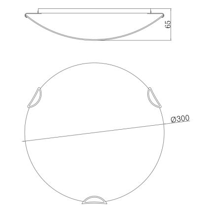 Globo 40402-2 - Stropna svetilka CALIMERO I 2xE27/60W/230V