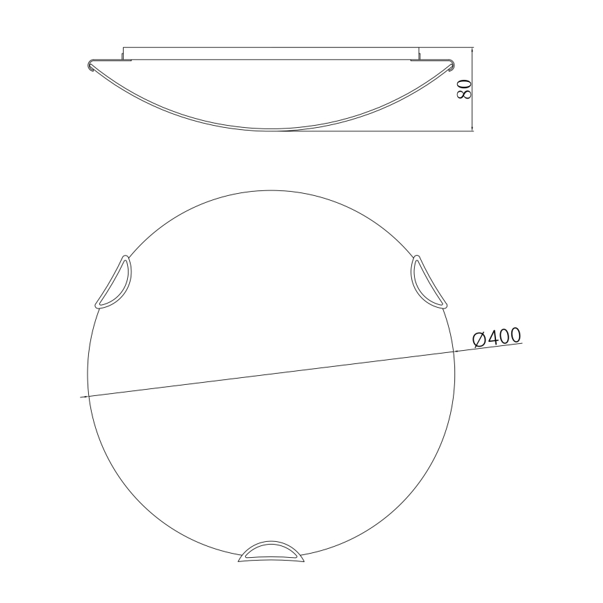 Globo 40402-3 - Stropna svetilka CALIMERO I 3xE27/60W/230V