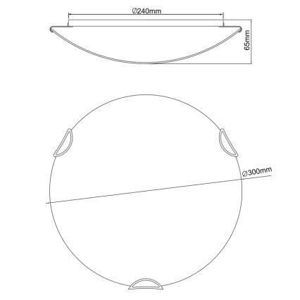 Globo - Otroška stropna svetilka 2xE27/60W/230V