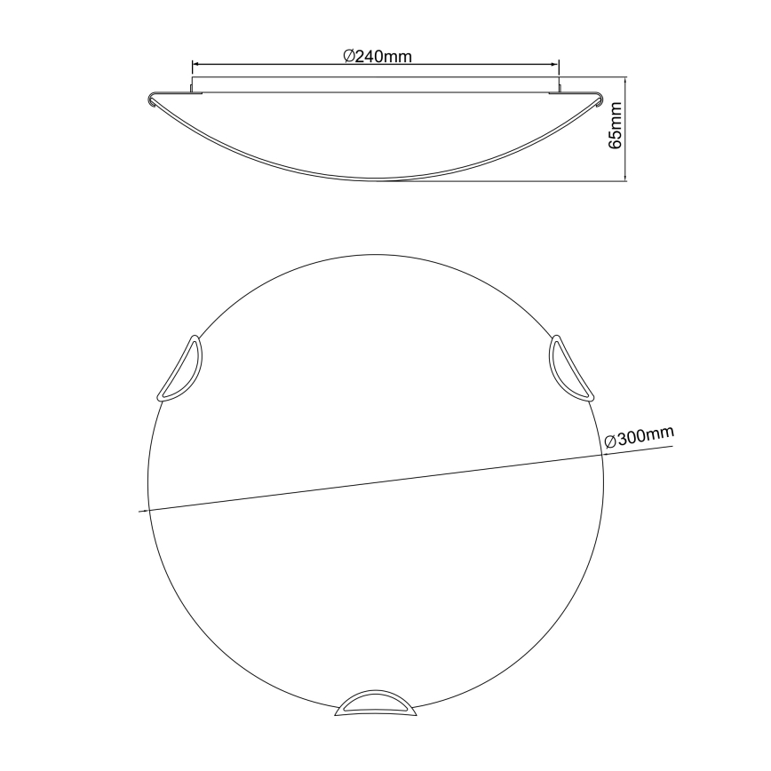 Globo - Otroška stropna svetilka 2xE27/60W/230V