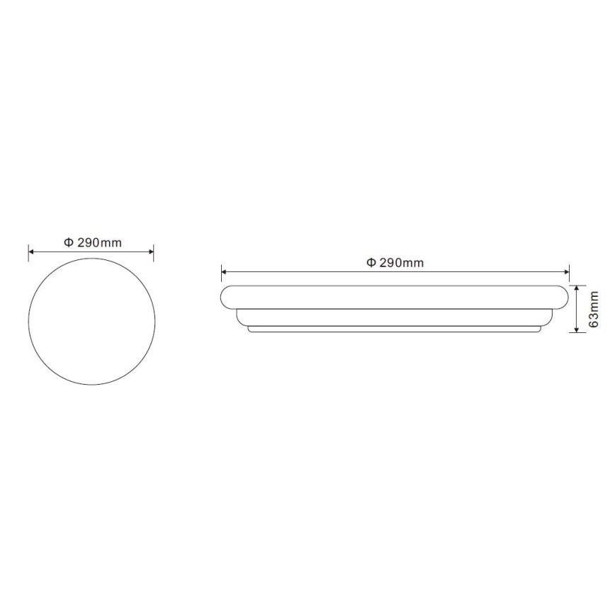 GLOBO 41003-20 - LED Stropna svetilka TARUG 1xLED/20W/230V