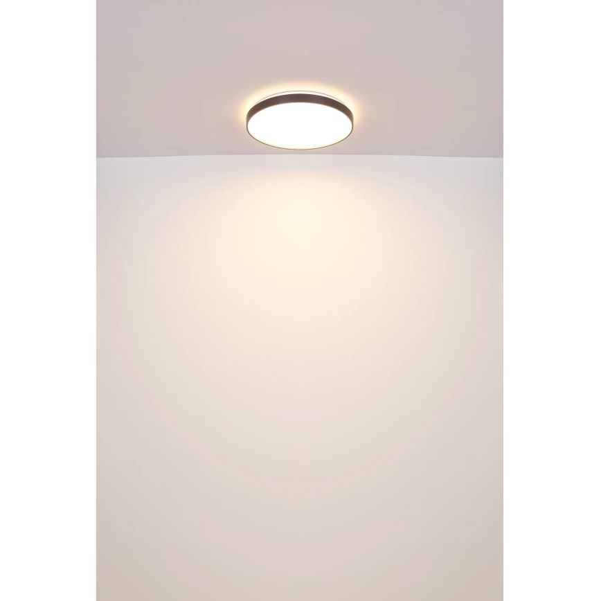 Globo - LED Stropna svetilka LED/24W/230V pr. 48 cm antracit