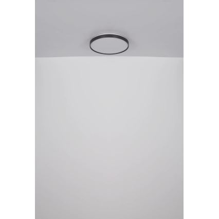 Globo - LED Stropna svetilka LED/24W/230V pr. 48 cm antracit