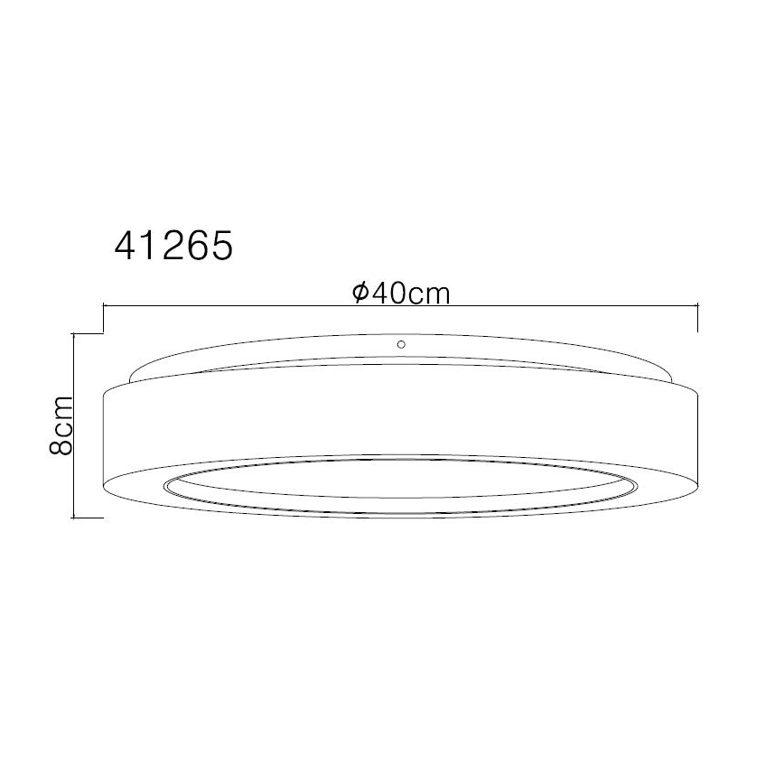 Globo - LED Stropna svetilka LED/24W/230V pr. 40 cm 3000K bela