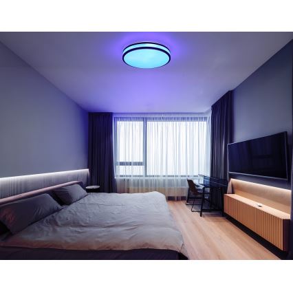 Globo - LED RGBW Zatemnitvena stropna svetilka LED/18W/230V 2700-6000K + Daljinski upravljalnik