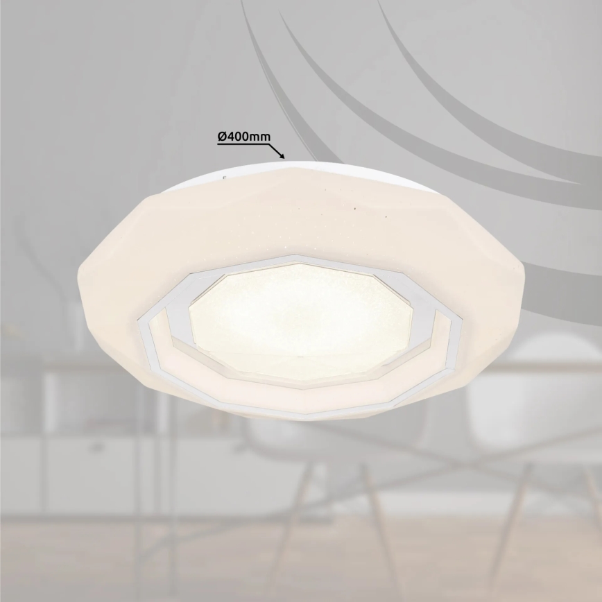 Globo - LED Zatemnitvena stropna svetilka LED/24W/230V 2700-6500K + Daljinski upravljalnik