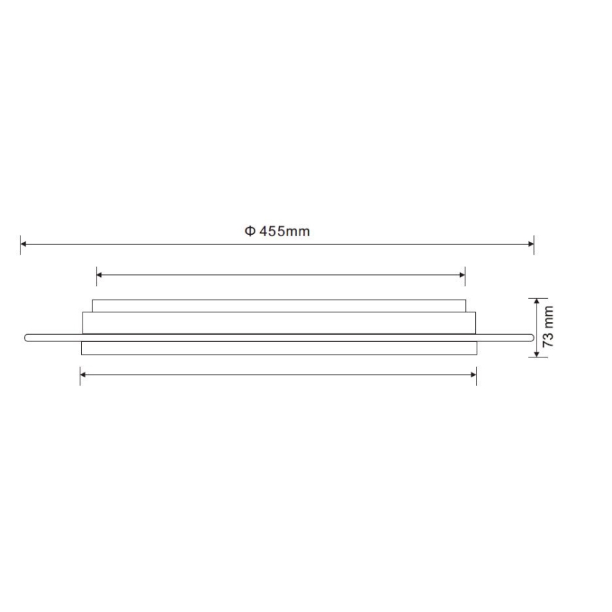 Globo - LED Zatemnitvena stropna svetilka LED/30W/230V 3000-6500K + Daljinski upravljalnik