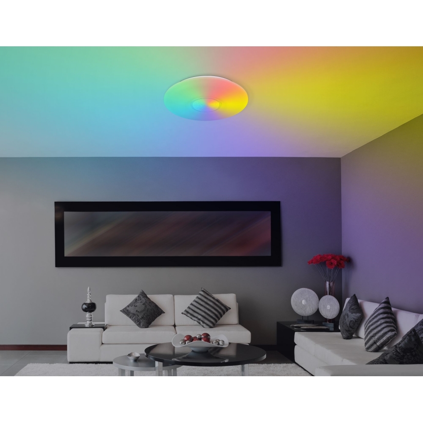 Globo - RGBW Zatemnitvena stropna svetilka LED/40W/230V 3000-6500K + Daljinski upravljalnik