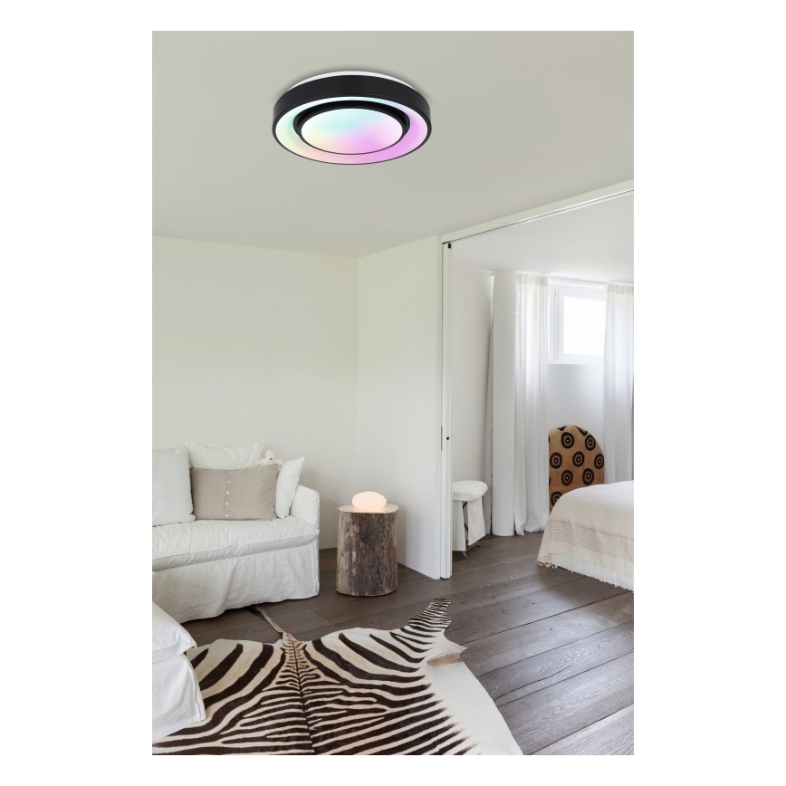 Globo - RGBW Stropna svetilka z možnostjo zatemnitve LED/24W/230V 3000-6500K+ Daljinski upravljalnik