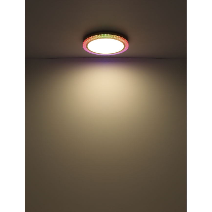 Globo - RGBW Zatemnitvena stropna svetilka LED/20W/230V 2700-6500K + Daljinski upravljalnik