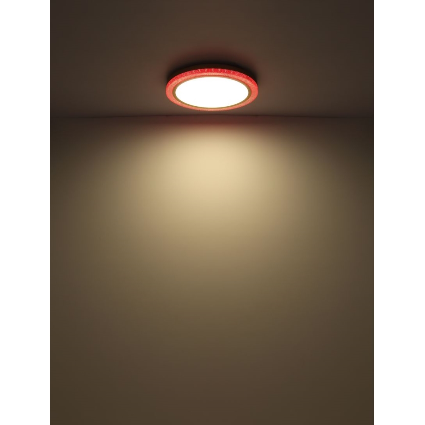 Globo - RGBW Zatemnitvena stropna svetilka LED/20W/230V 2700-6500K + Daljinski upravljalnik