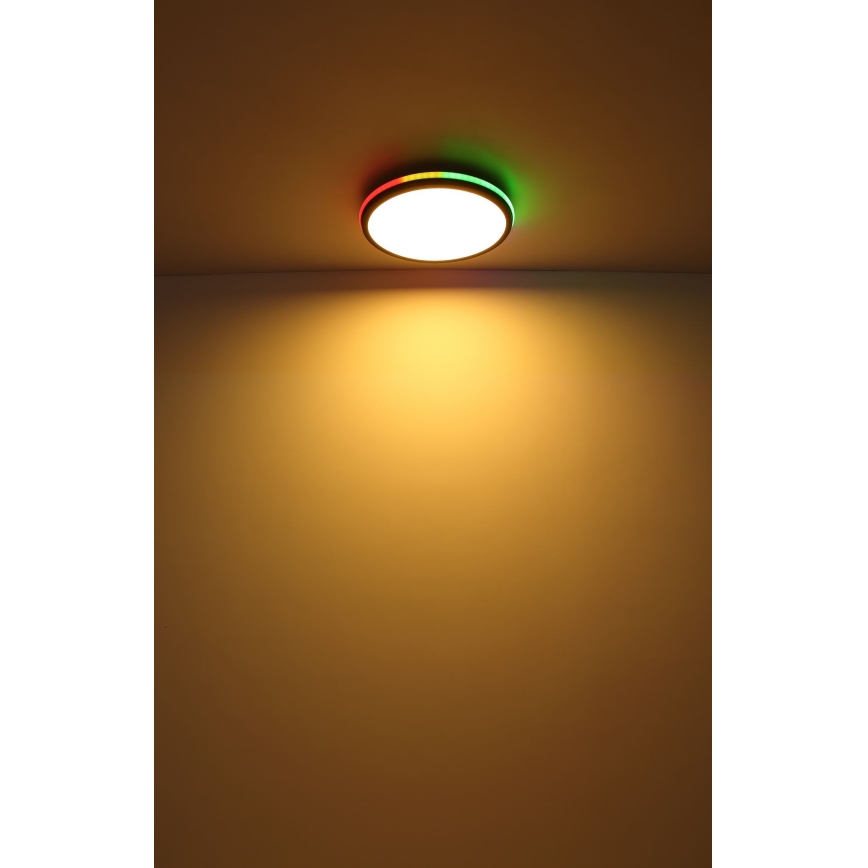 Globo - LED RGBW Zatemnitvena stropna svetilka LED/40W/230V 2700-6500K + Daljinski upravljalnik