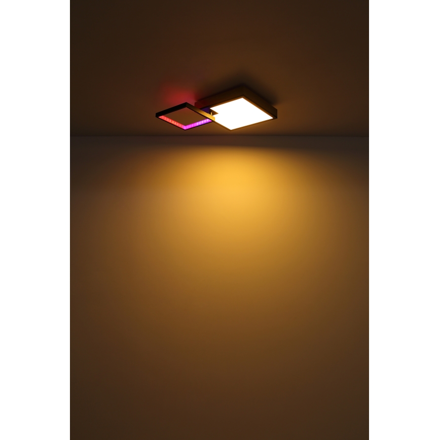 Globo - LED RGBW Zatemnitvena svetilka LED/21W/230V + LED/3W 2700-6500K + Daljinski upravljalnik