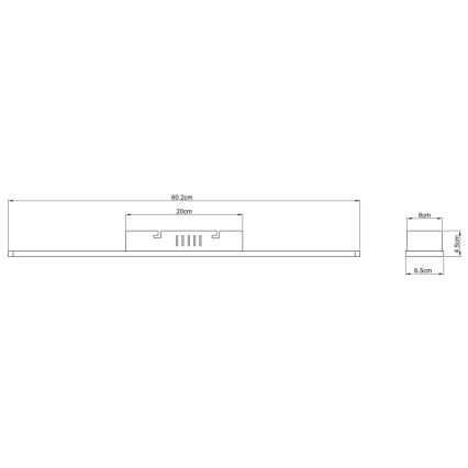 Globo - LED Kopalniška stropna svetilka LED/12W/230V IP44